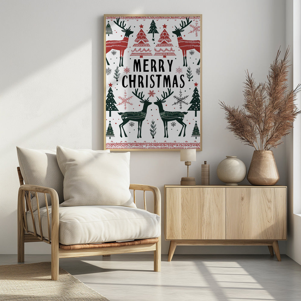 Merry Christmas No 2 - Poster / Art Print