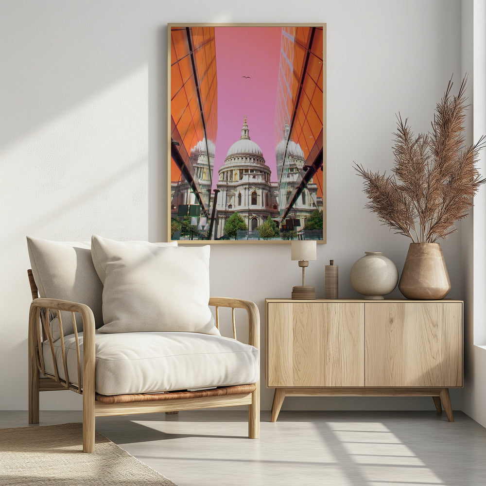 St Pauls View - Poster / Art Print