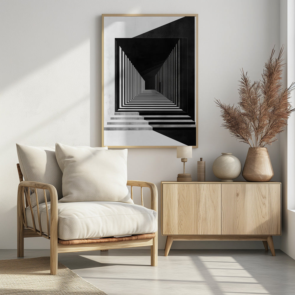 Abstract Hallway - Poster / Art Print