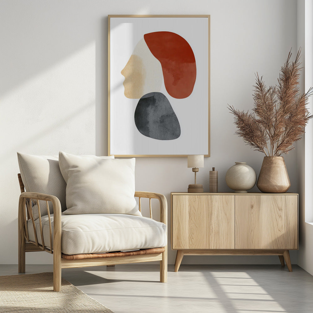 Abstract Minimalist Shapes No 1 - Poster / Art Print