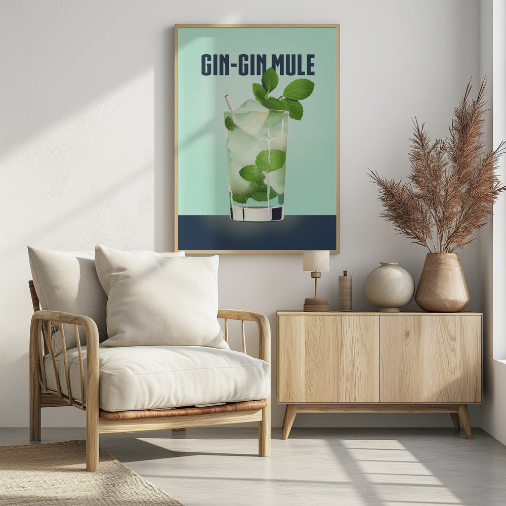 Gin Gin Mule - Poster / Art Print