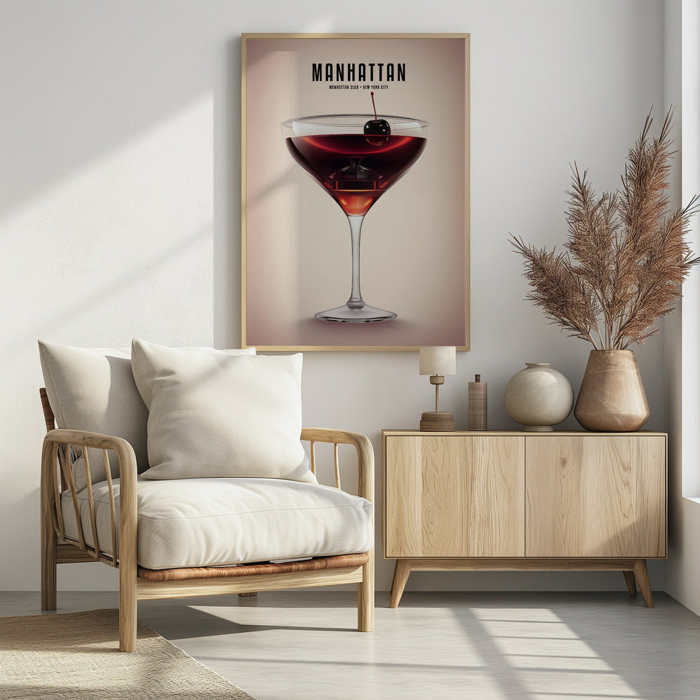 Manhattan Cocktail - Poster / Art Print