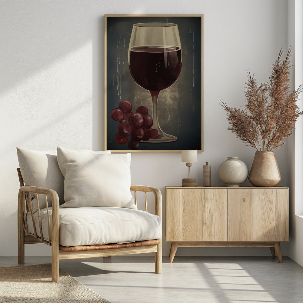 Red Red Wine No 1 - Poster / Art Print