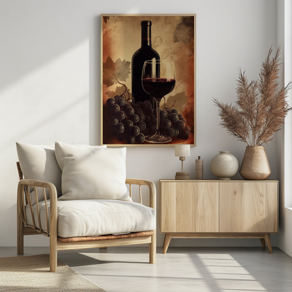 Red Red Wine No 2 - Poster / Art Print