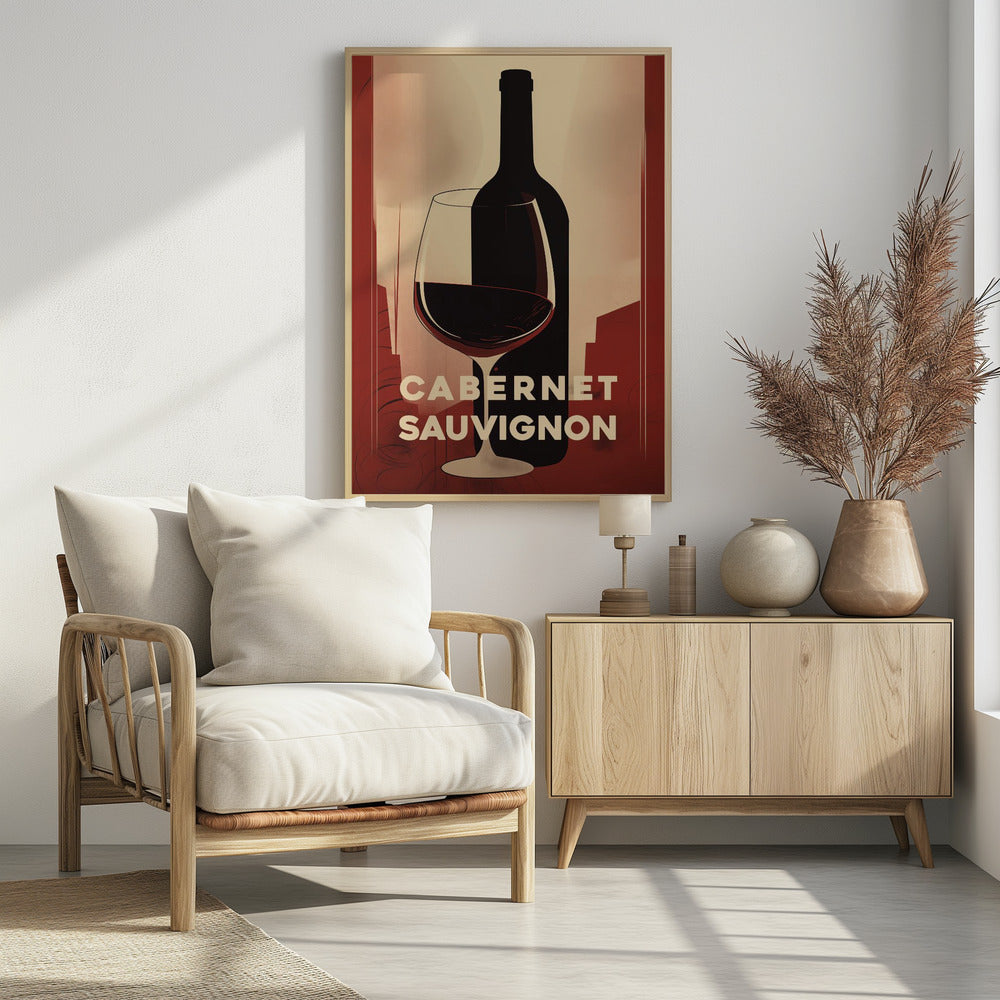 Red Red Wine No 3 - Poster / Art Print