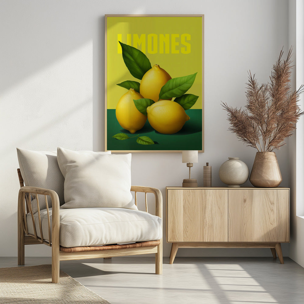 Limones - Poster / Art Print