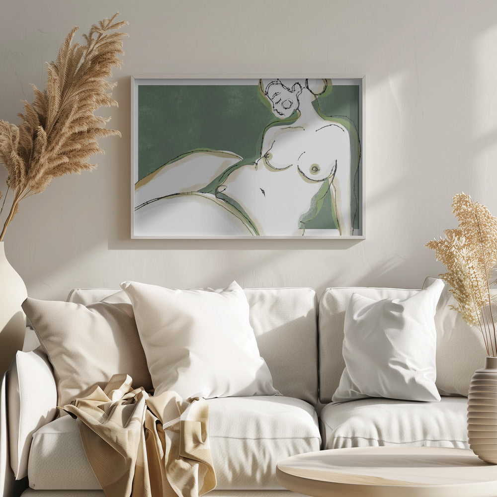 Sensuality (Green Version) - Poster / Art Print