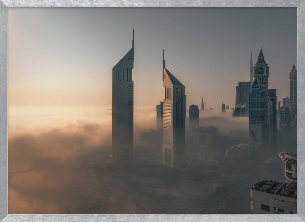 Fog Lockdown on the City of Steel - Poster / Art Print