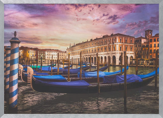 Gondolas of the Grand Canal - Poster / Art Print