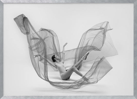 Ballerina Inside the cloth - Poster / Art Print