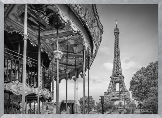 Typical Paris in monochrome - Poster / Art Print