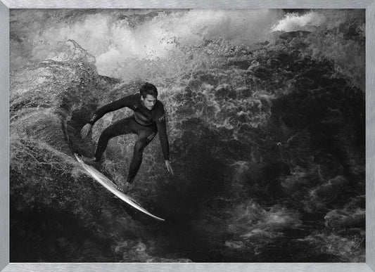 surfing to kingdom come - Poster / Art Print