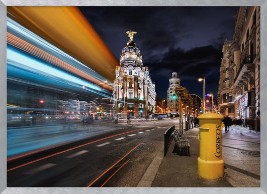 Madrid City Lights III - Poster / Art Print