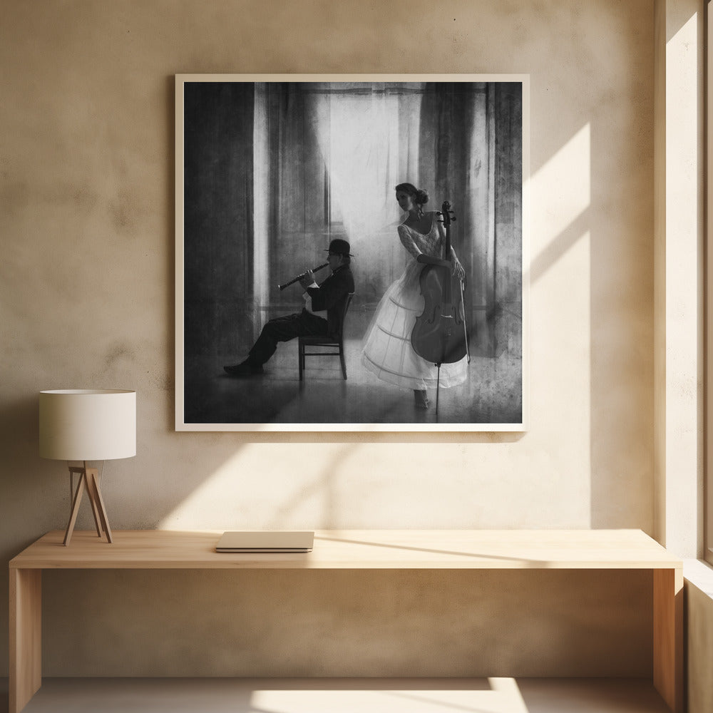 Pause for cello - Poster / Art Print