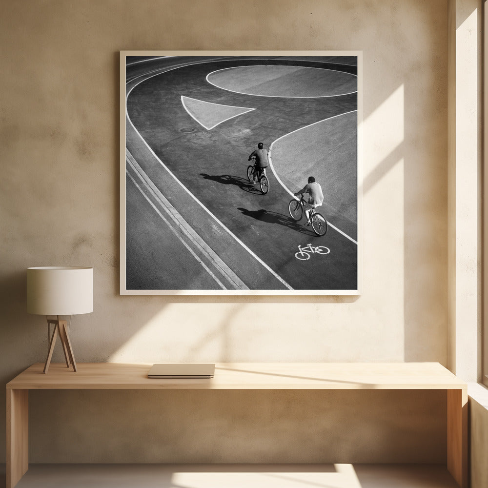 Cycling tour - Poster / Art Print