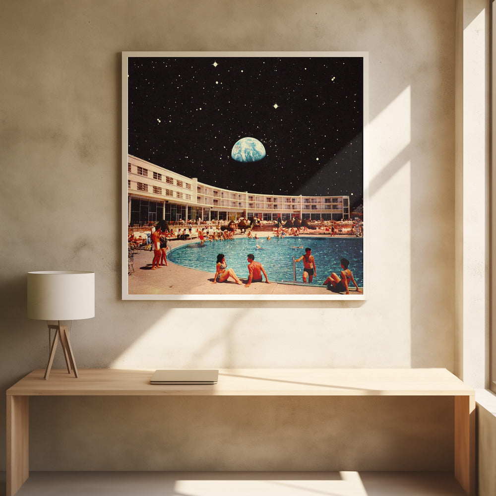 Lunar Pool - Poster / Art Print