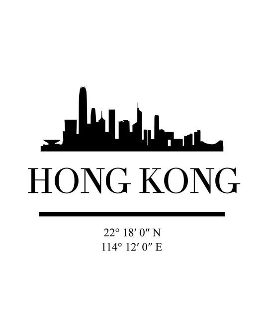 Black Skyline 32 - Poster / Art Print