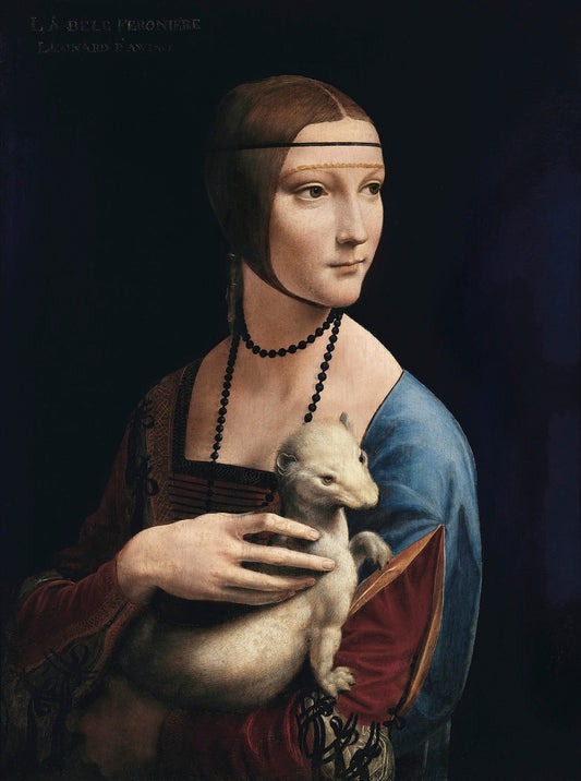 Lady With an Ermine (ca. 1490) - Poster / Art Print
