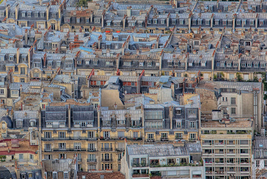 Parisian roofs - Poster / Art Print